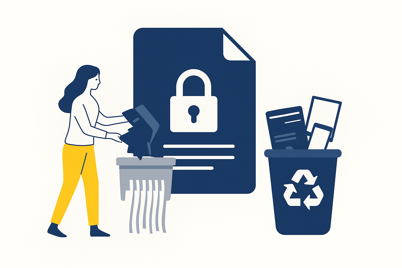 Secure data destruction process